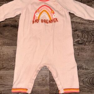 Angel Dear Pink Rainbow Kids One Piece